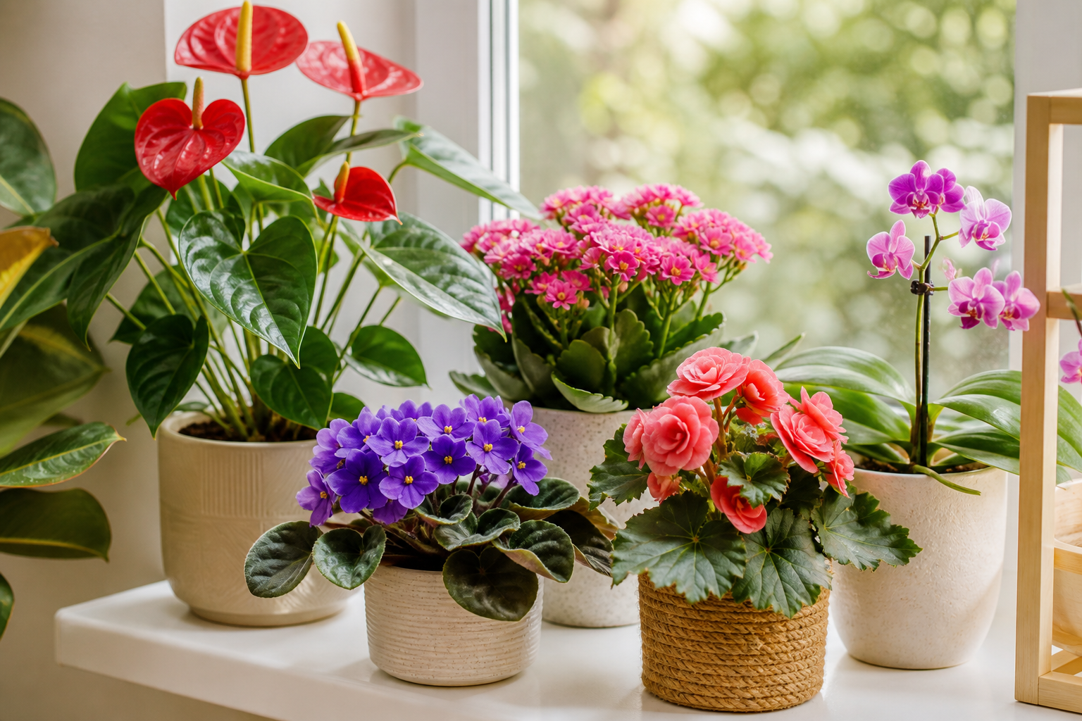 Barış çiçeği bakımı: beyaz çiçekli Spathiphyllum bitkisi